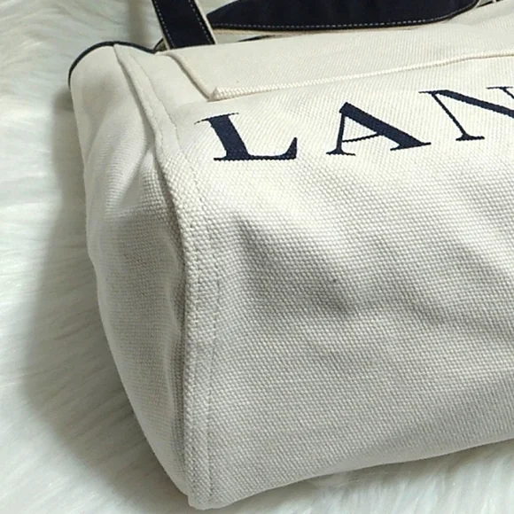 SALE! Lands End Thick Canvas Tote Gently Used (#28) - Picture 9 of 14